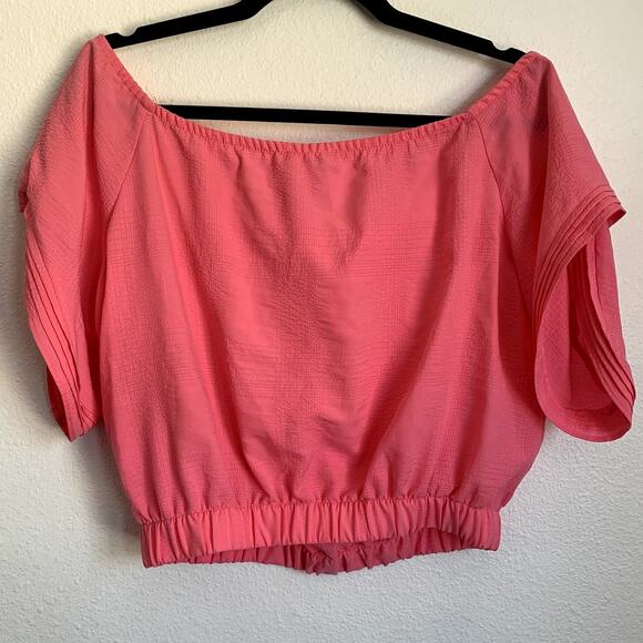 NEW Ramy Brook Rita Crop Top in Pink - Picture 4 of 8